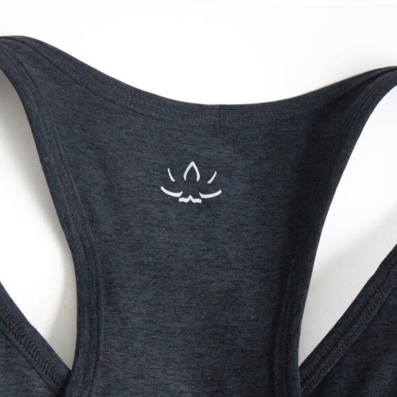 Beyond Yoga Darkest Night Black Spacedye Lift Your Spirits Sports Bra Size XL - Picture 5 of 11
